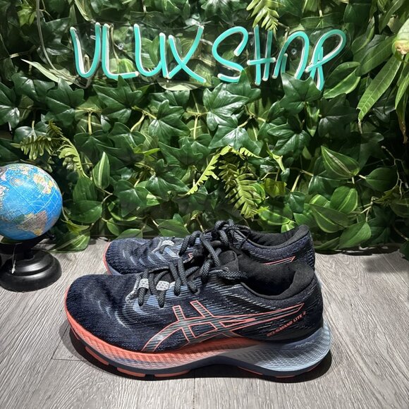Asics Gel Kayano Lite 2 Women's Size 10 Running Shoes Black Orange 1012B071 - Picture 4 of 9
